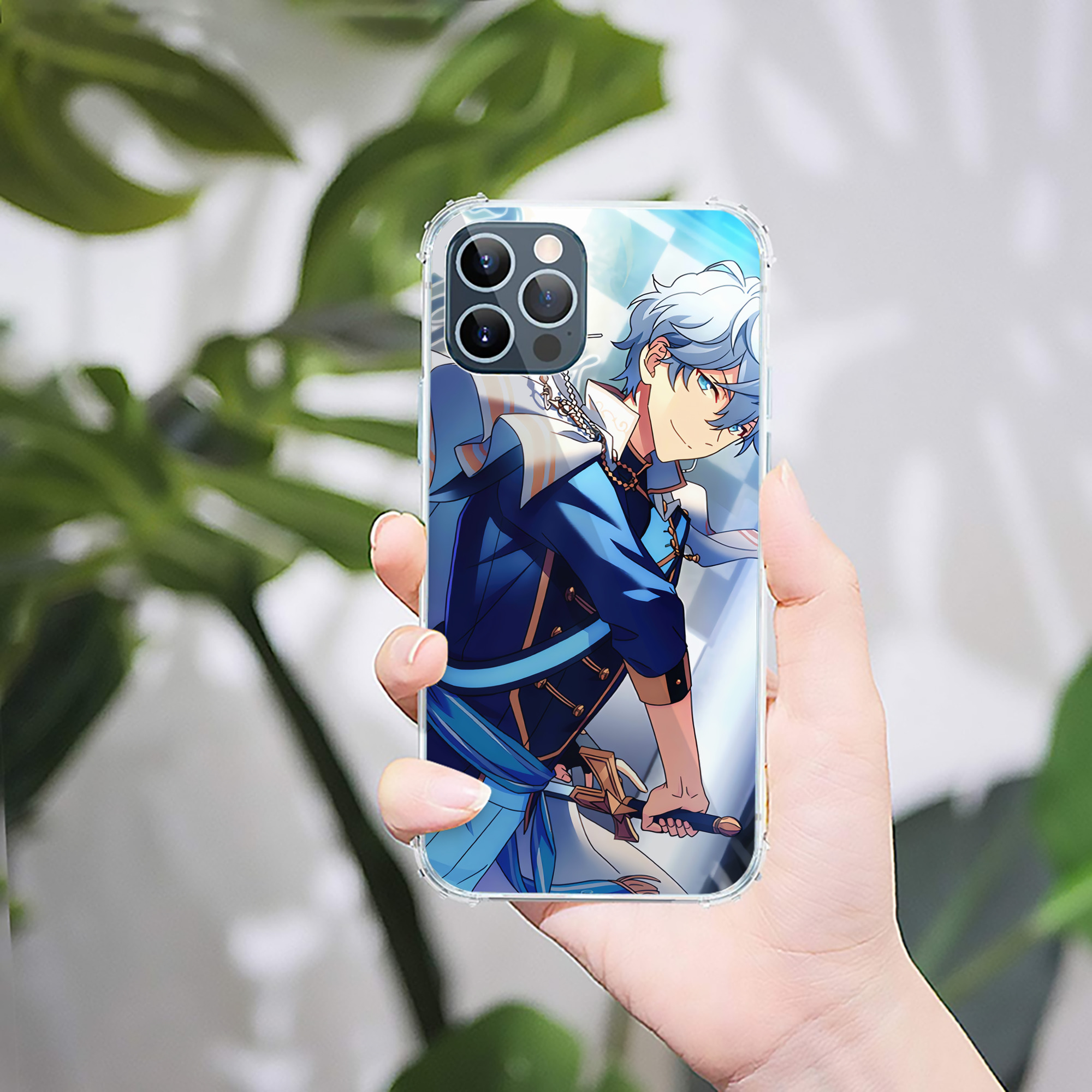 （画像用） あんさんぶるスターズ! Ensemble Stars 【iPhone 12シリーズ対応】透明スマホケース（クリアソフトケース）
